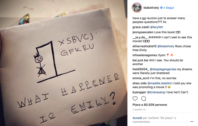 Blake Lively E Quel Mistero Social Ma Chi E Davvero Emily Nelson The Hotcorn