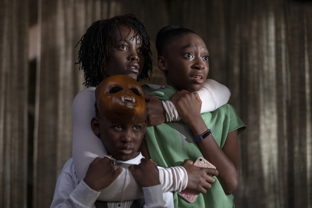 Noi, i tre protagonisti del film di Jordan Peele