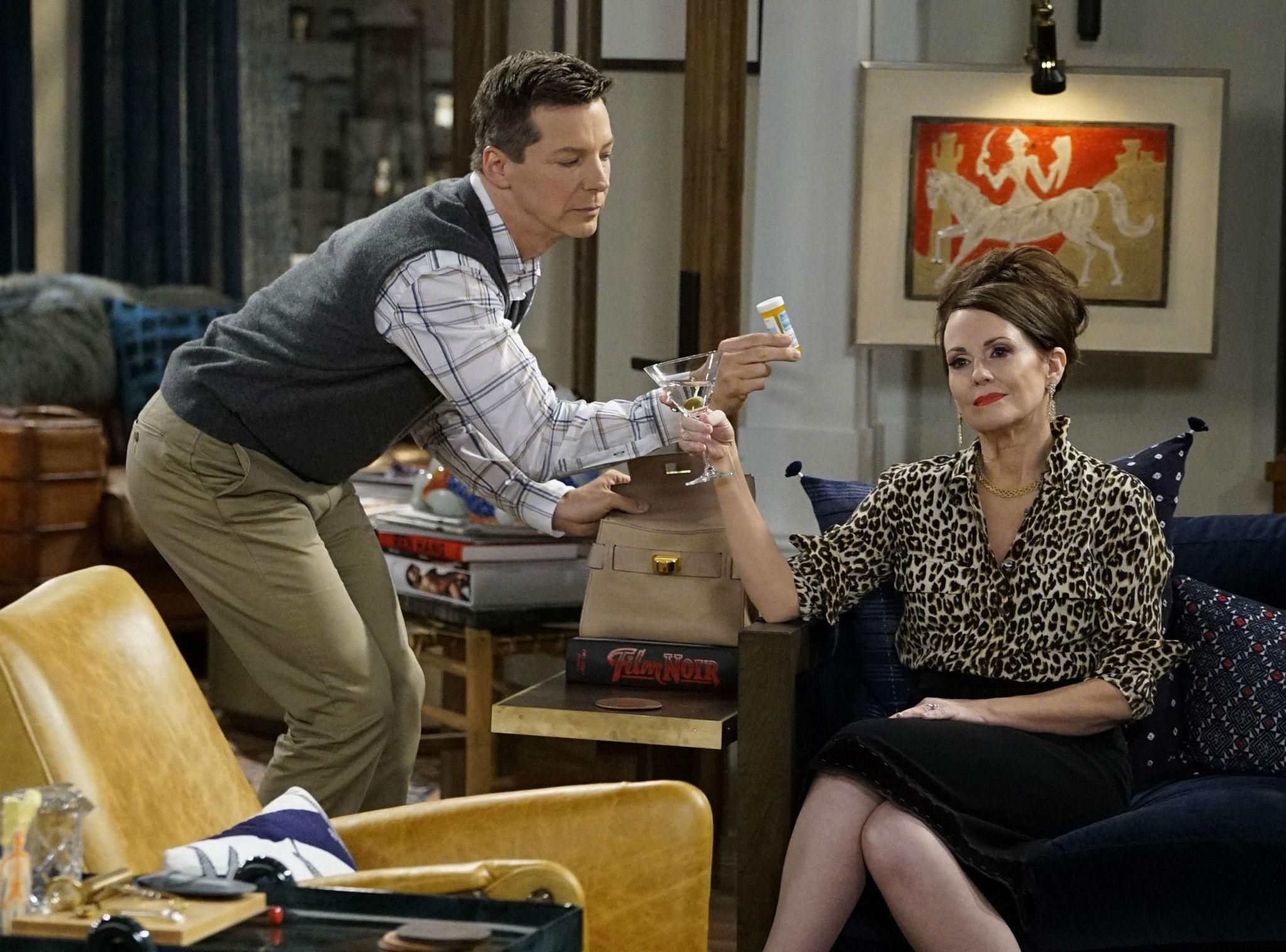 Sean Hayes assieme a Megan Mullally