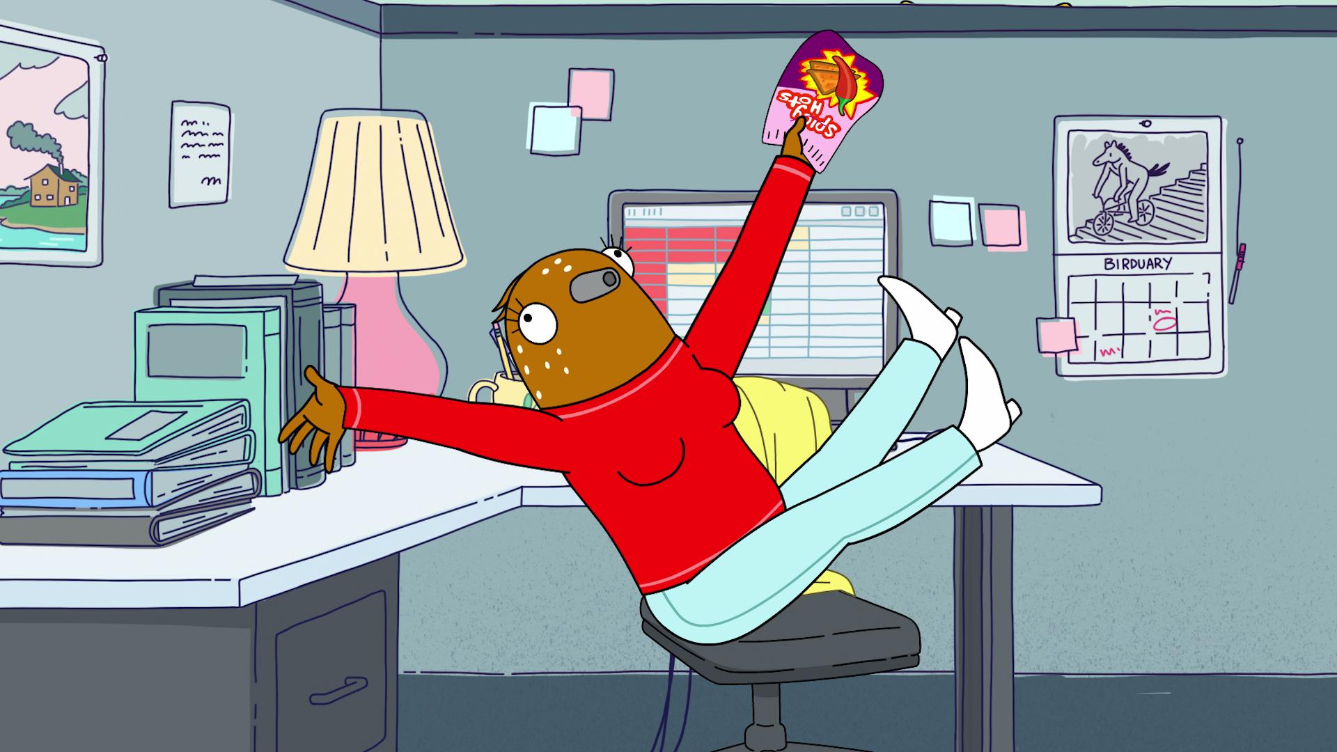 Tuca e Bertie: una scena della serie Netflix di Lisa Hanawalt
