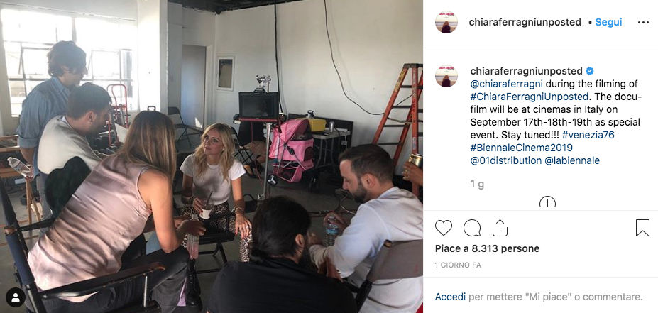 Chiara Ferragni: Unposted: una scena del documentario di Elisa Amoruso