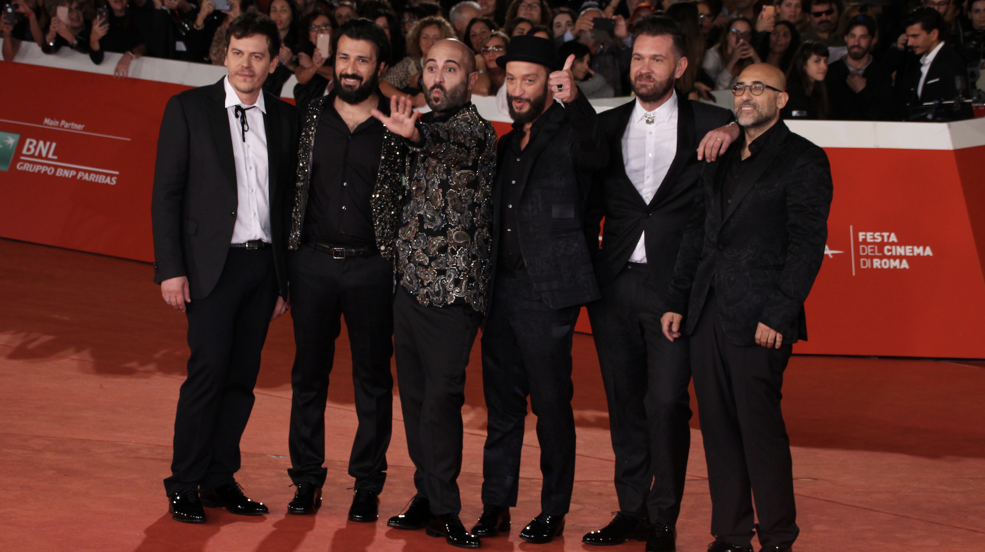 L'Anima Vista da Qui Le foto dei Negramaro sul red carpet di Roma FF14
