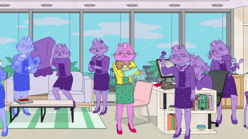 BoJack Horseman 6: una scena della sesta stagione della serie Netflix