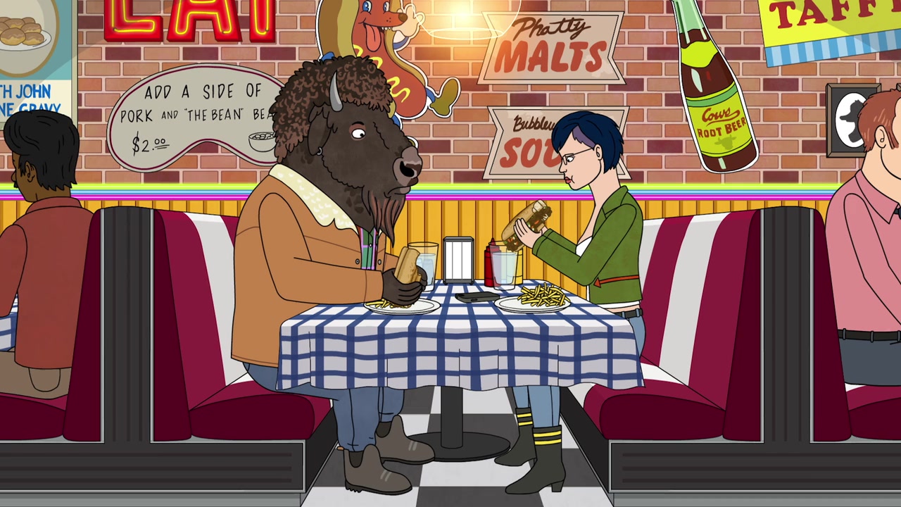 BoJack Horseman 6: una scena della sesta stagione della serie Netflix