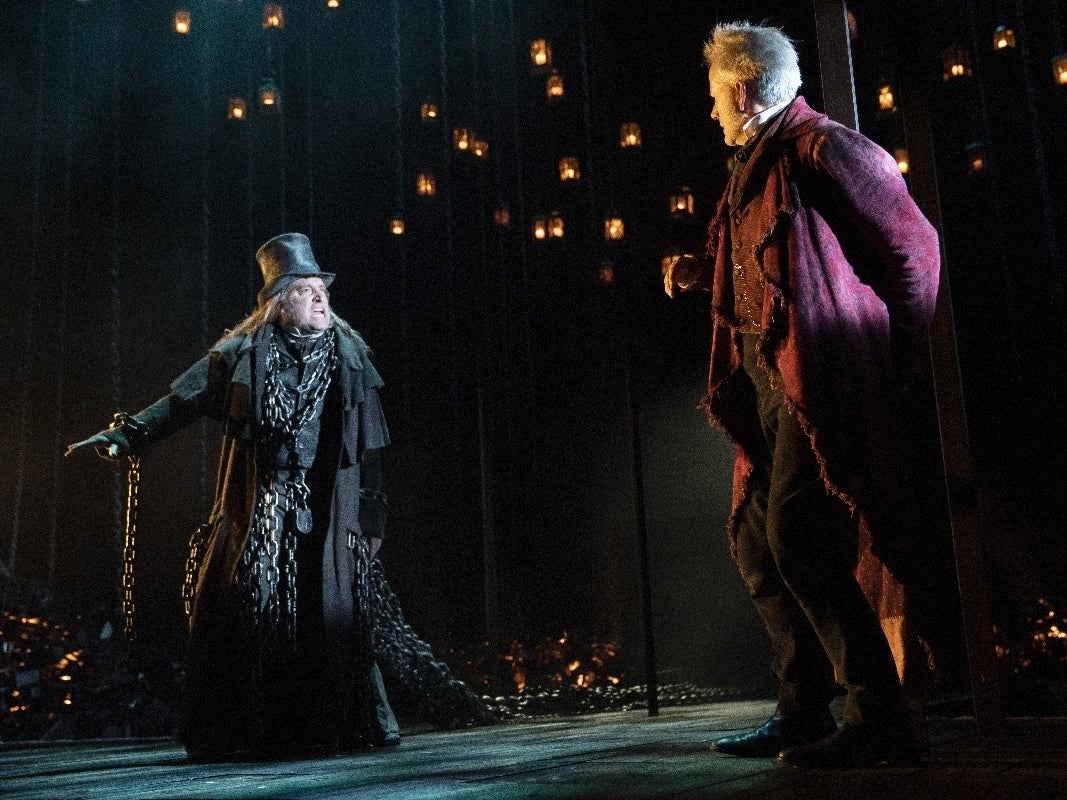 Una scena del musical