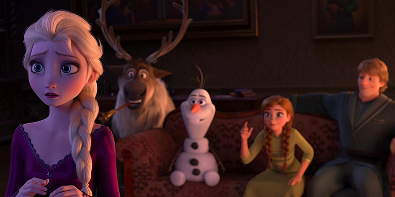 Frozen 2: una scena del film