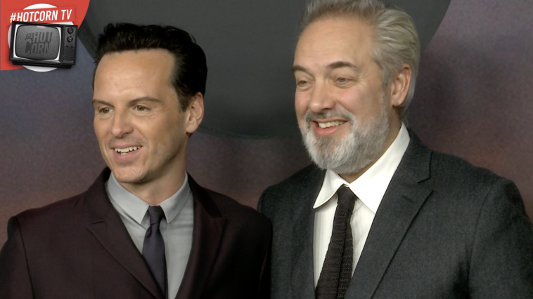 Sam Mendes e Andrew Scott alla Première di 1917