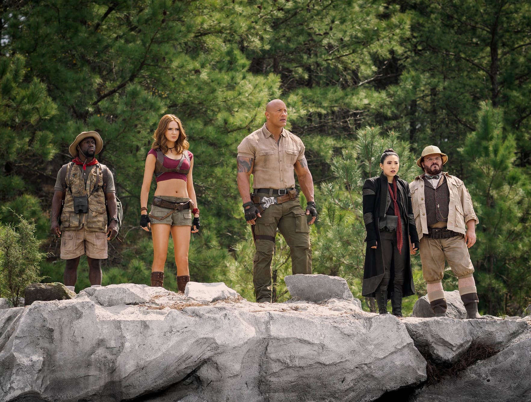 I protagonisti di Jumanji: The Next Level