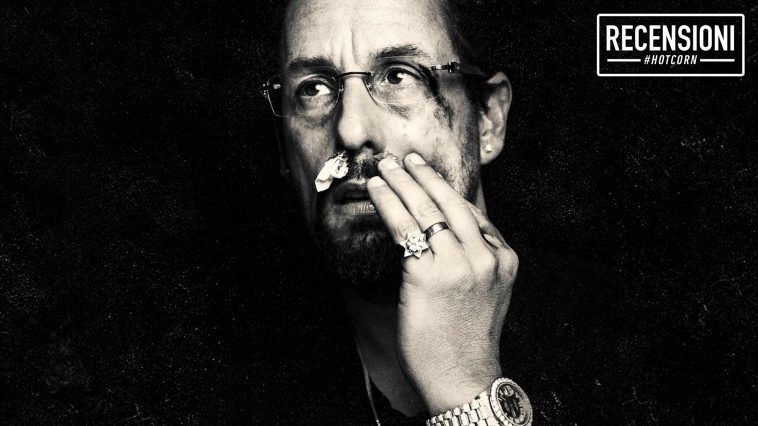 Adam Sandler in un dettaglio del poster di Diamanti Grezzi (Uncut Gems)