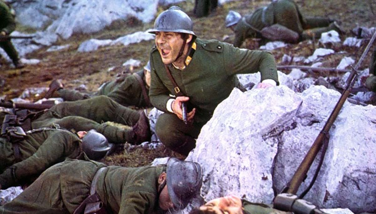 Gian Maria Volontè in Uomini Contro