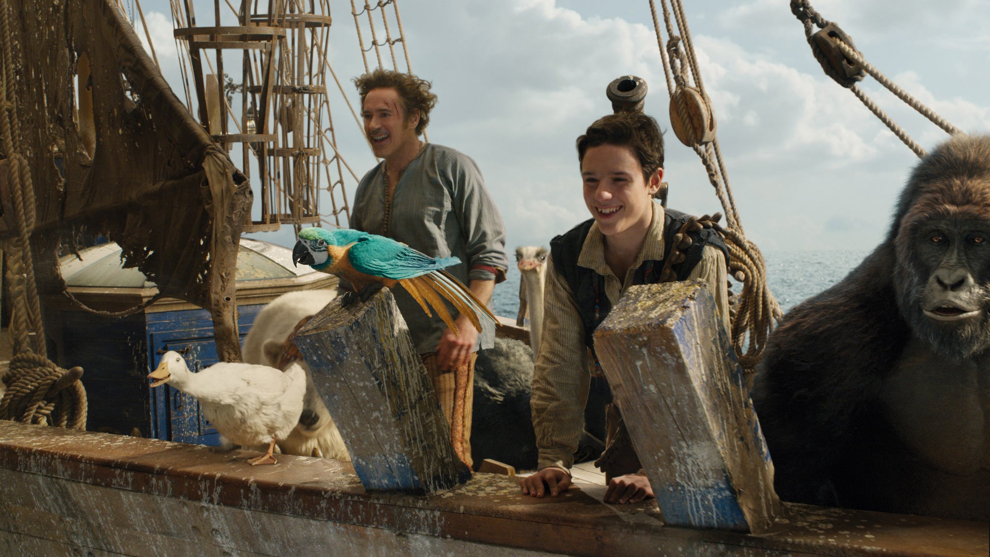 Una scena di Dolittle