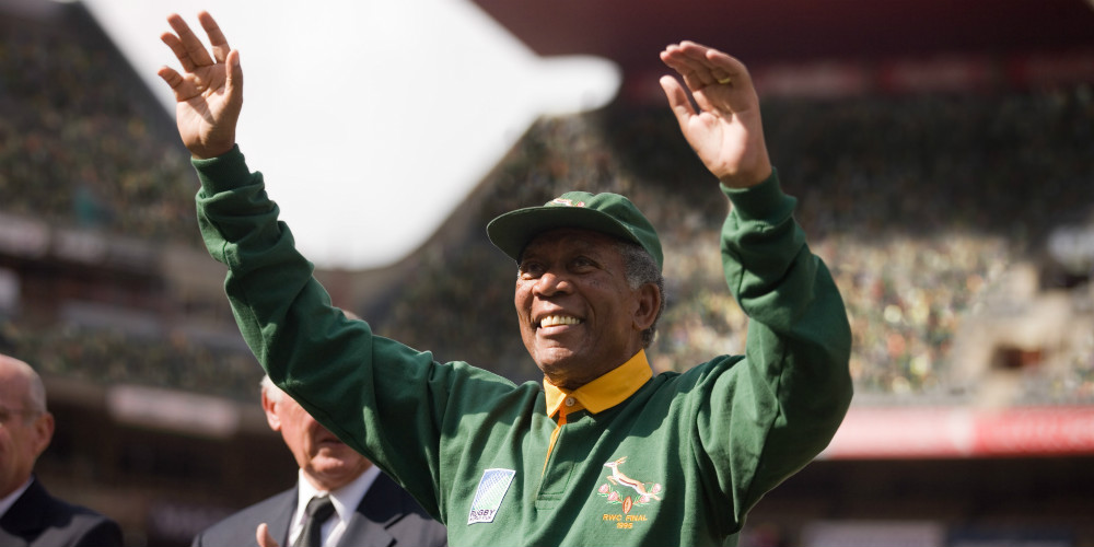 Morgan Freeman è Nelson Mandela in Invictus