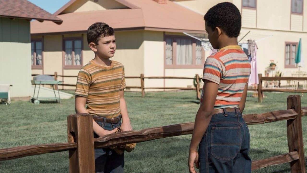 Una scena di Suburbicon