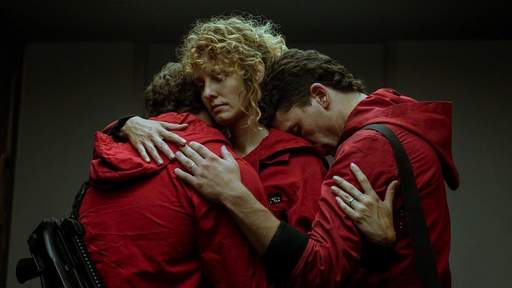 Una scena del La Casa di Carta 4