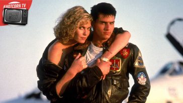 Kelly McGillis e Tom Cruise in Top Gun