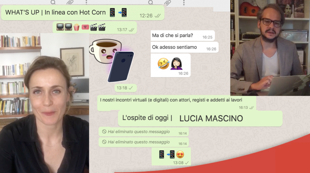 Lucia Mascino L Intervista Via Whatsapp