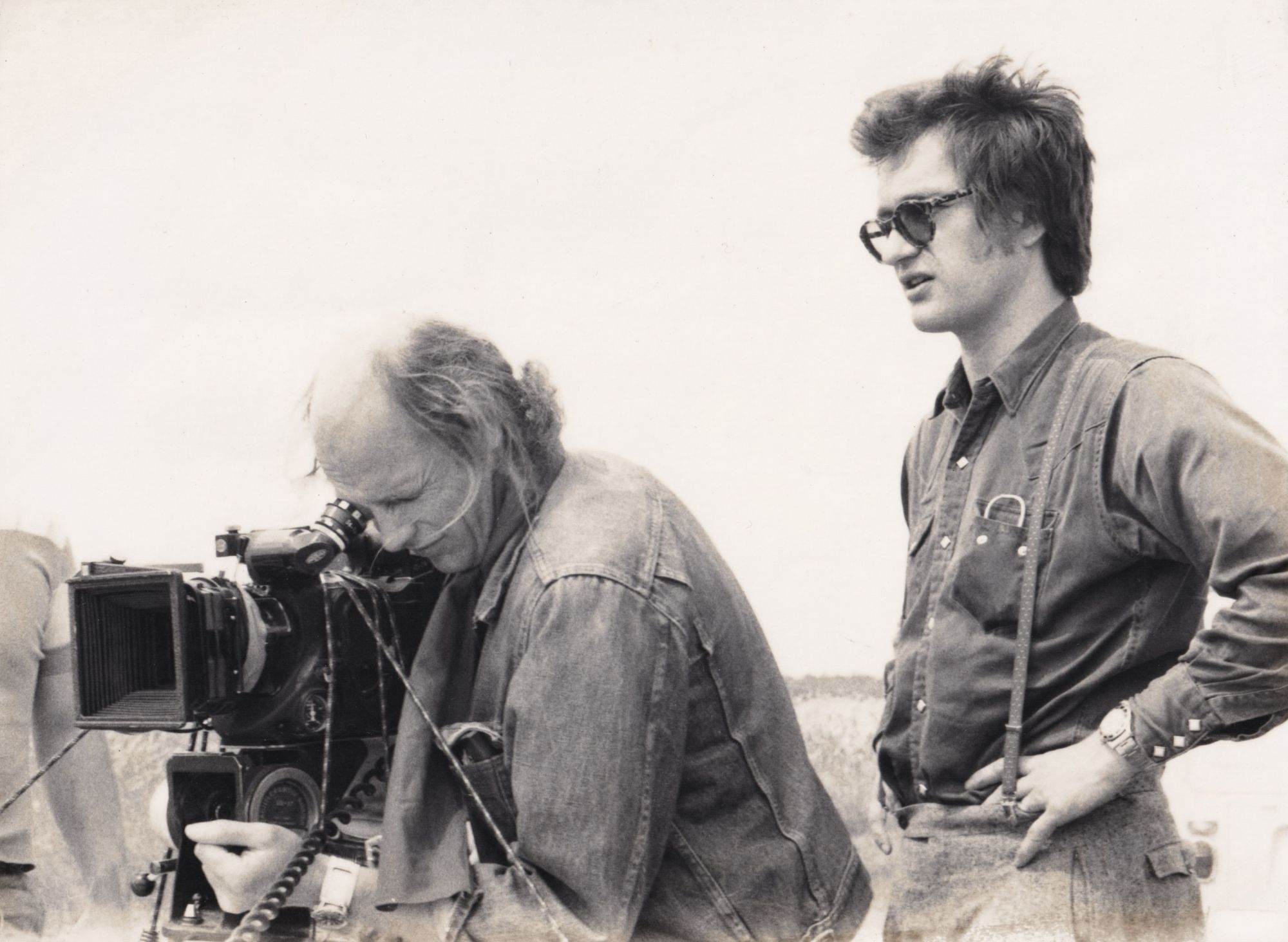 Sul set con Wim Wenders