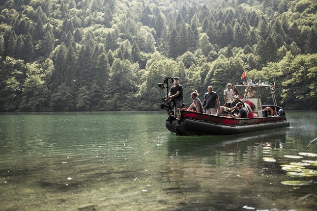 Il Lago di Levico in Trentino, una delle location di The Boof of Vision