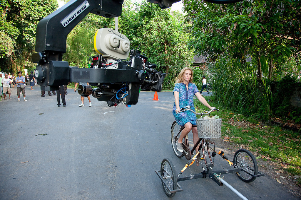 Sul set di Mangia Prega Ama