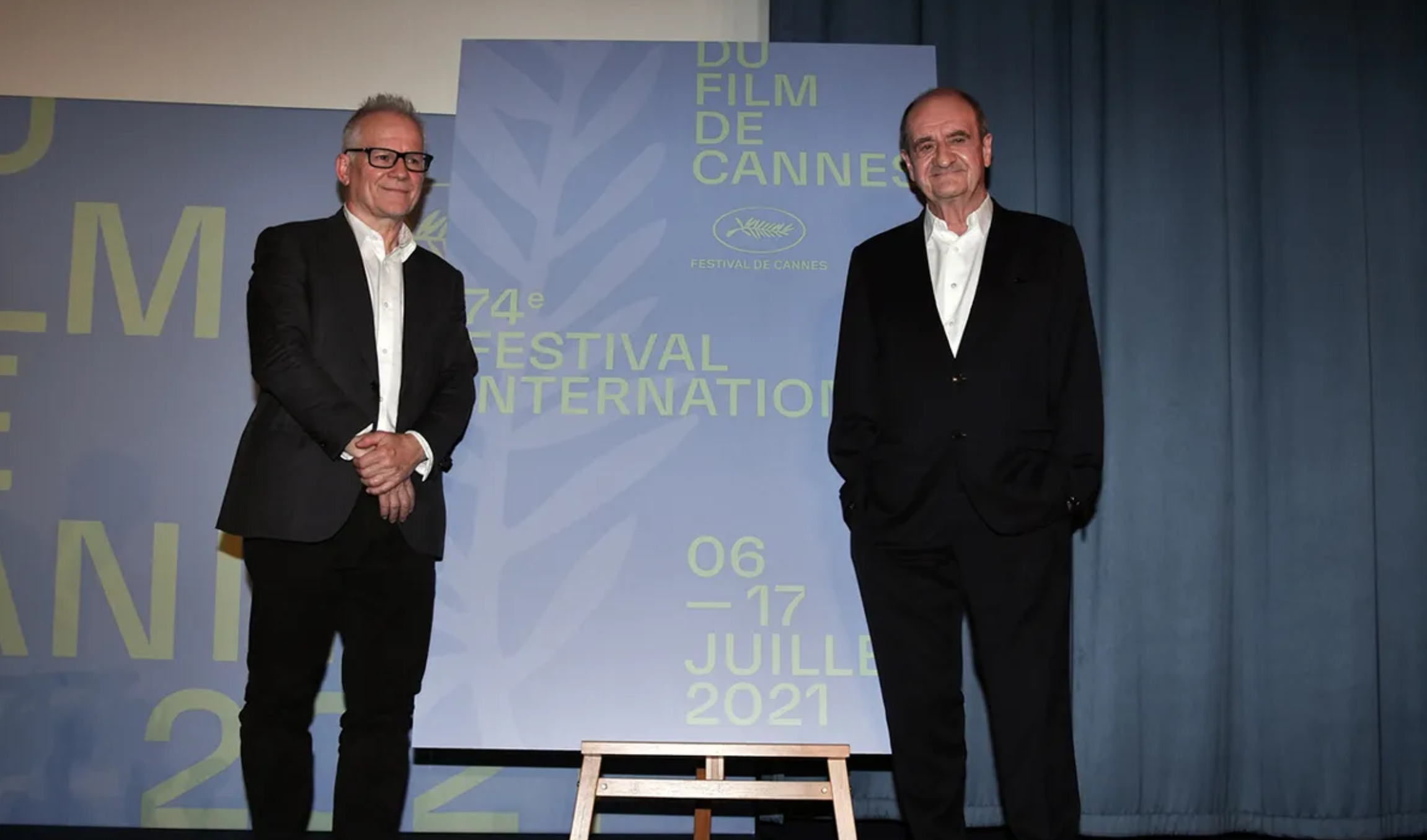 Pierre Lescure e Thierry Frémaux. Image Credit: Serge Arnal