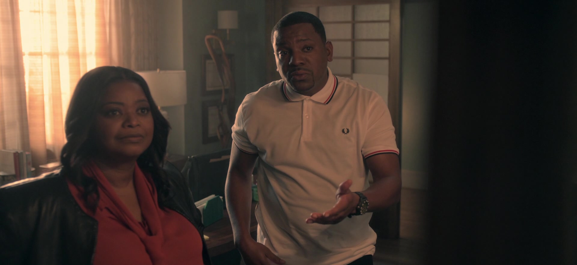 Octavia Spencer e Mekhi Phifer nella prima stagione della serie