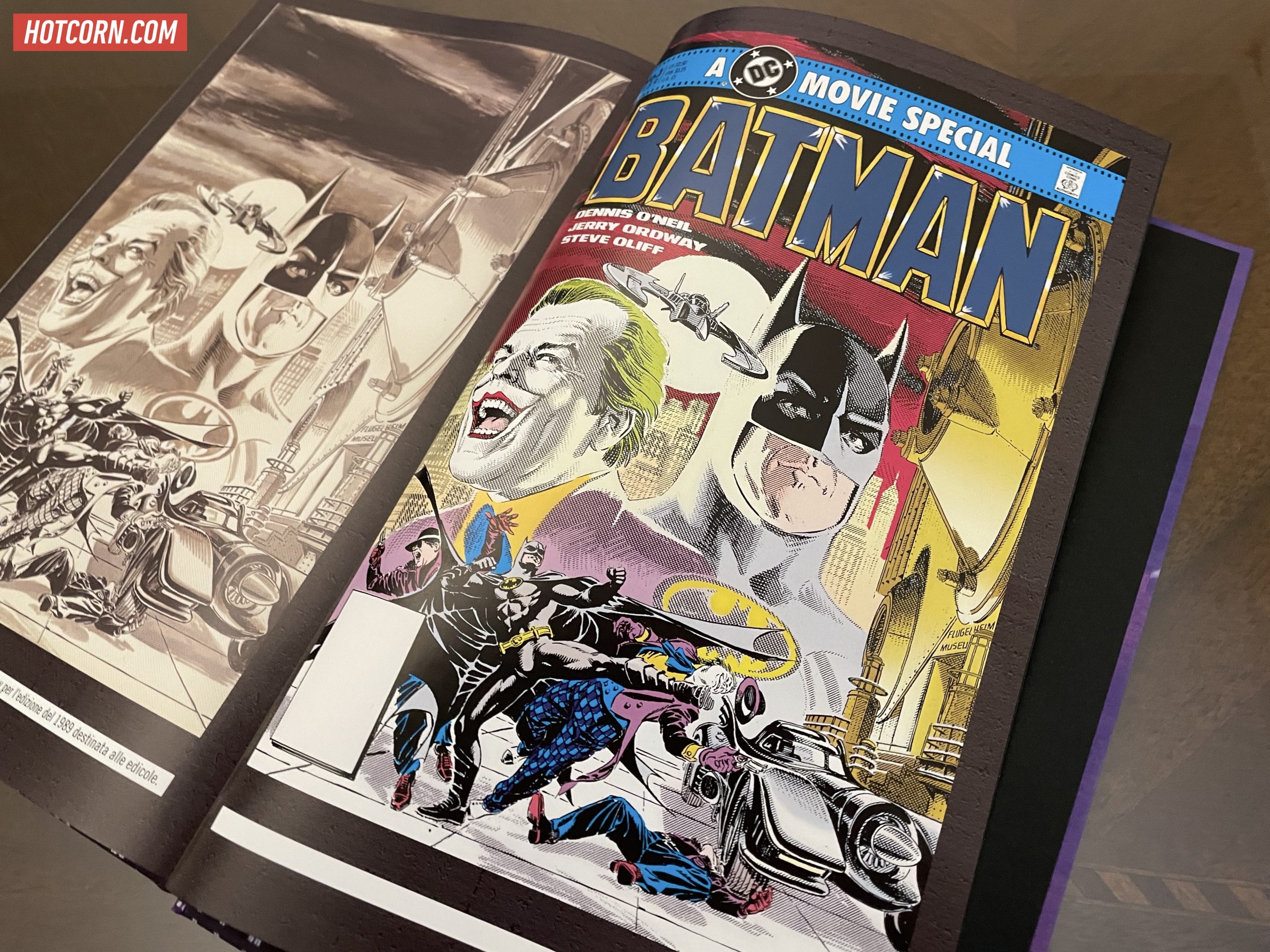 Batman: Il Film del 1989 a Fumetti, la cover originale
