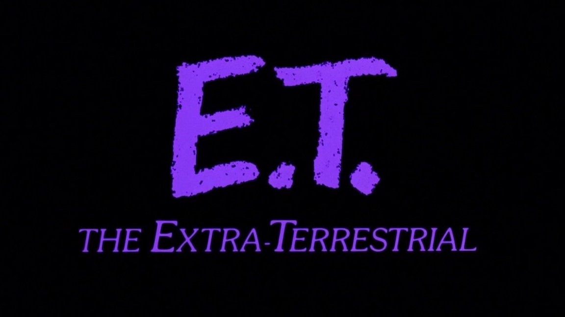 I titoli di testa di E.T. - L'extra-terrestre