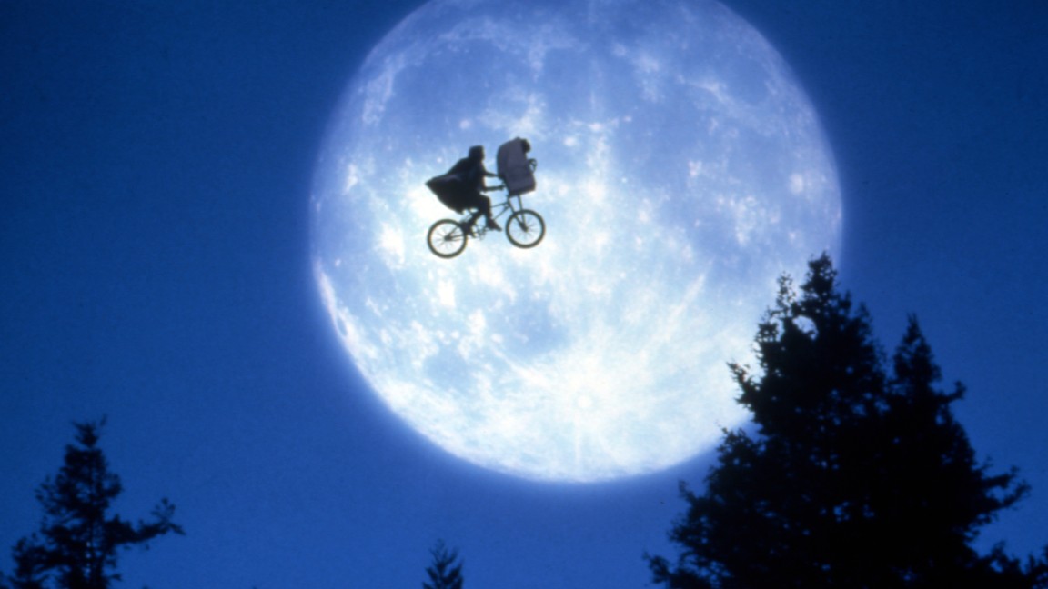 La celebre locandina di E.T. - L'extra-terrestre
