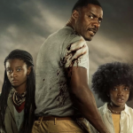 Idris Elba, Iyana Halley e Leah Sava Jeffries nel banner di Beast
