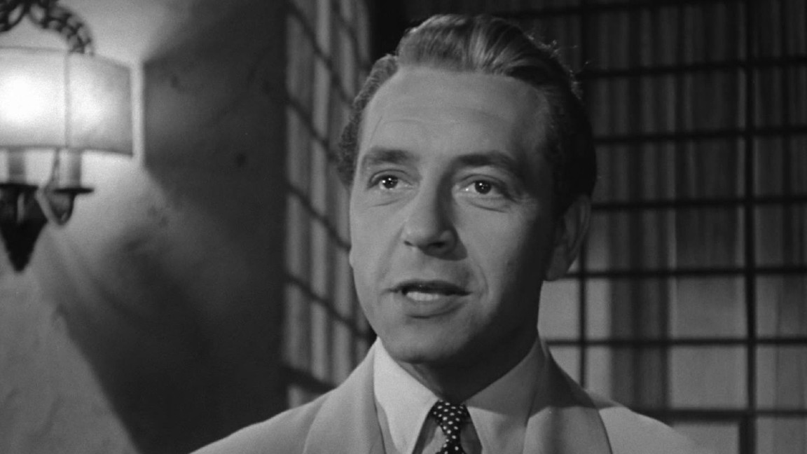 Paul Henreid è Victor Laszlo in una scena di Casablanca