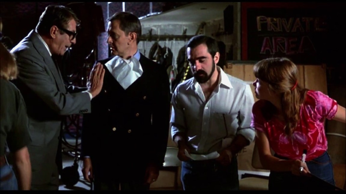 I camei di Martin Scorsese e Tony Randall in una scena di Re per una notte