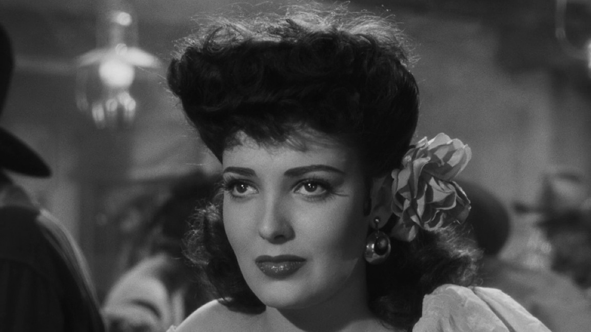 Linda Darnell è la conturbante Chihuahua in una scena di Sfida infernale