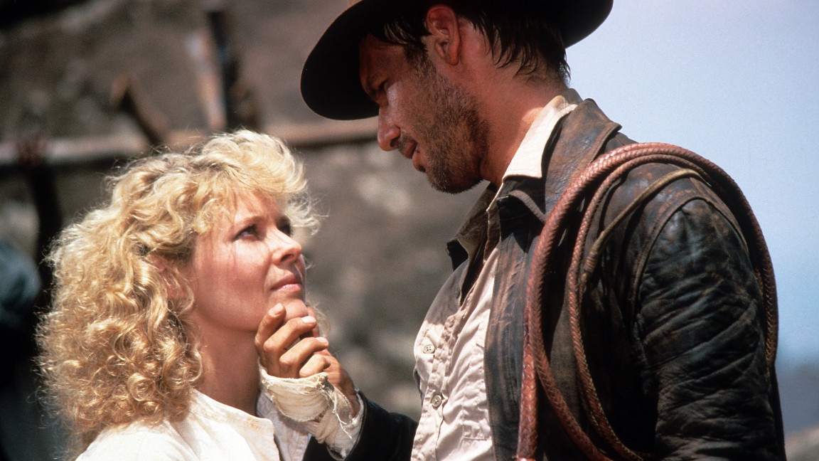 Kate Capshaw e Harrison Ford in una scena di Indiana Jones e il Tempio Maledetto