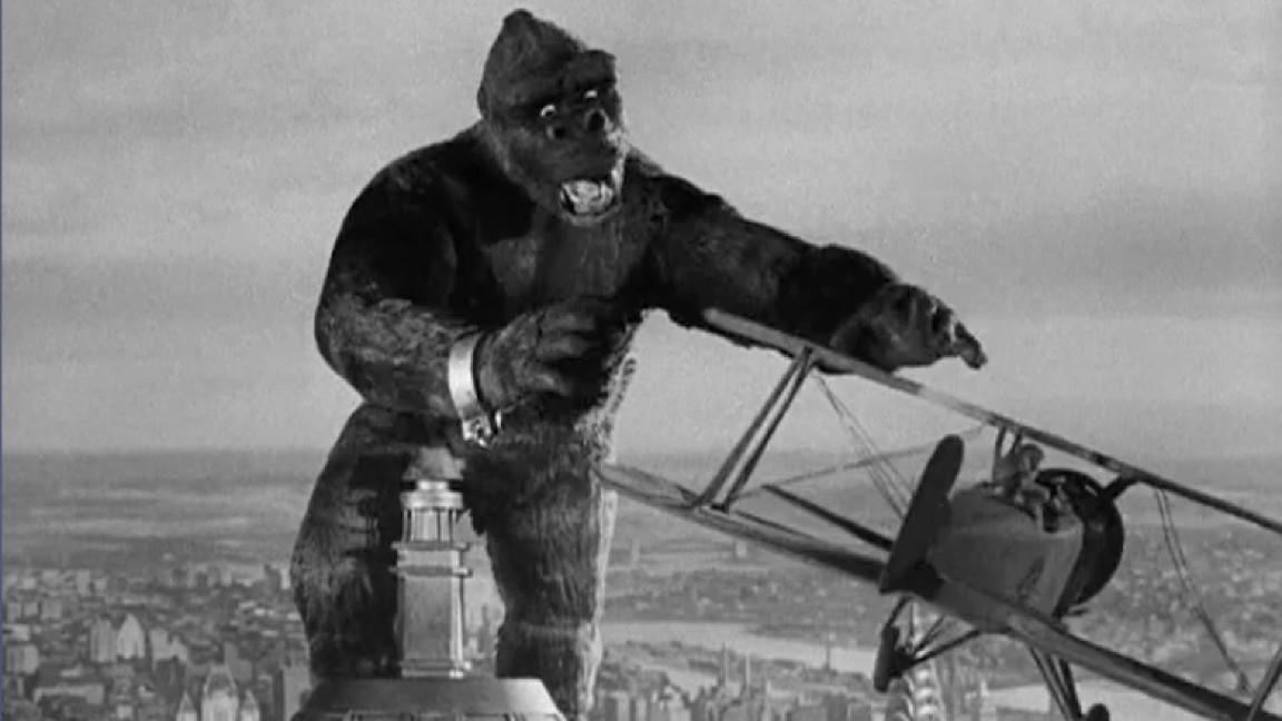 Uno dei momenti topici del climax di King Kong