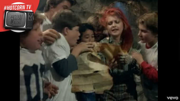 Hot Corn Tv Cindy Lauper With The Goonies The Hotcorn