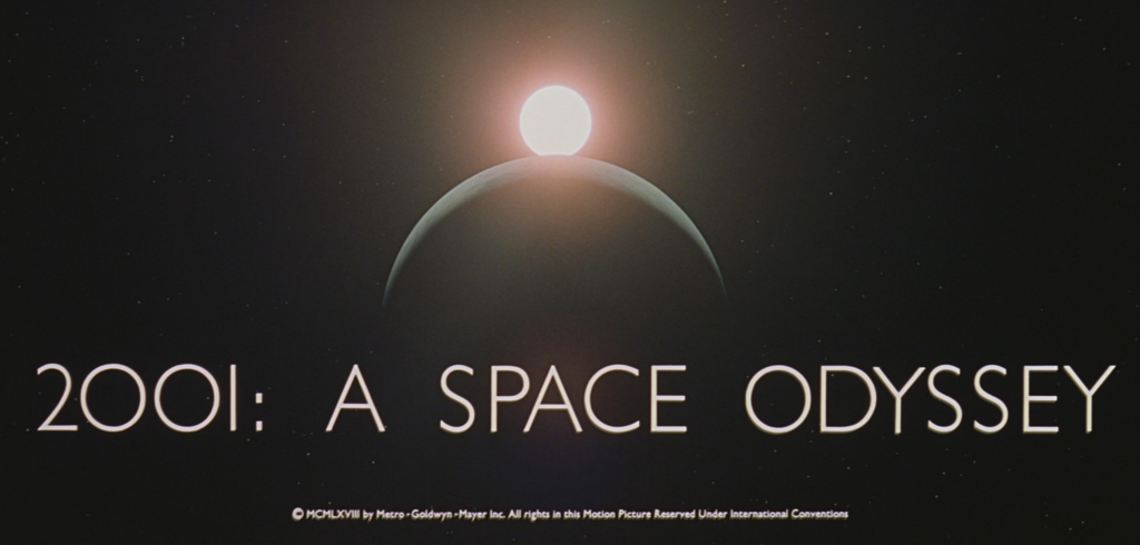 2001 a space odyssey logo