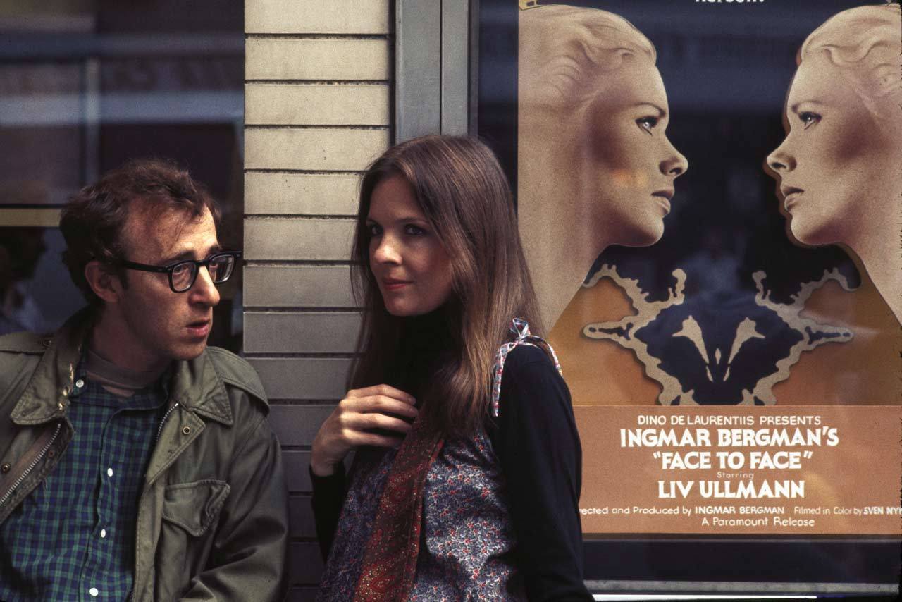 Woody Allen and Diane Keaton in Annie Hall.