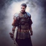 Russell Crowe in a scene from Gladiator.