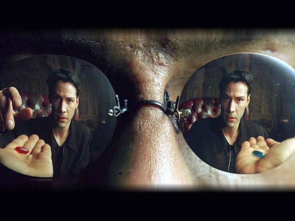 matrix blue pill and red pill