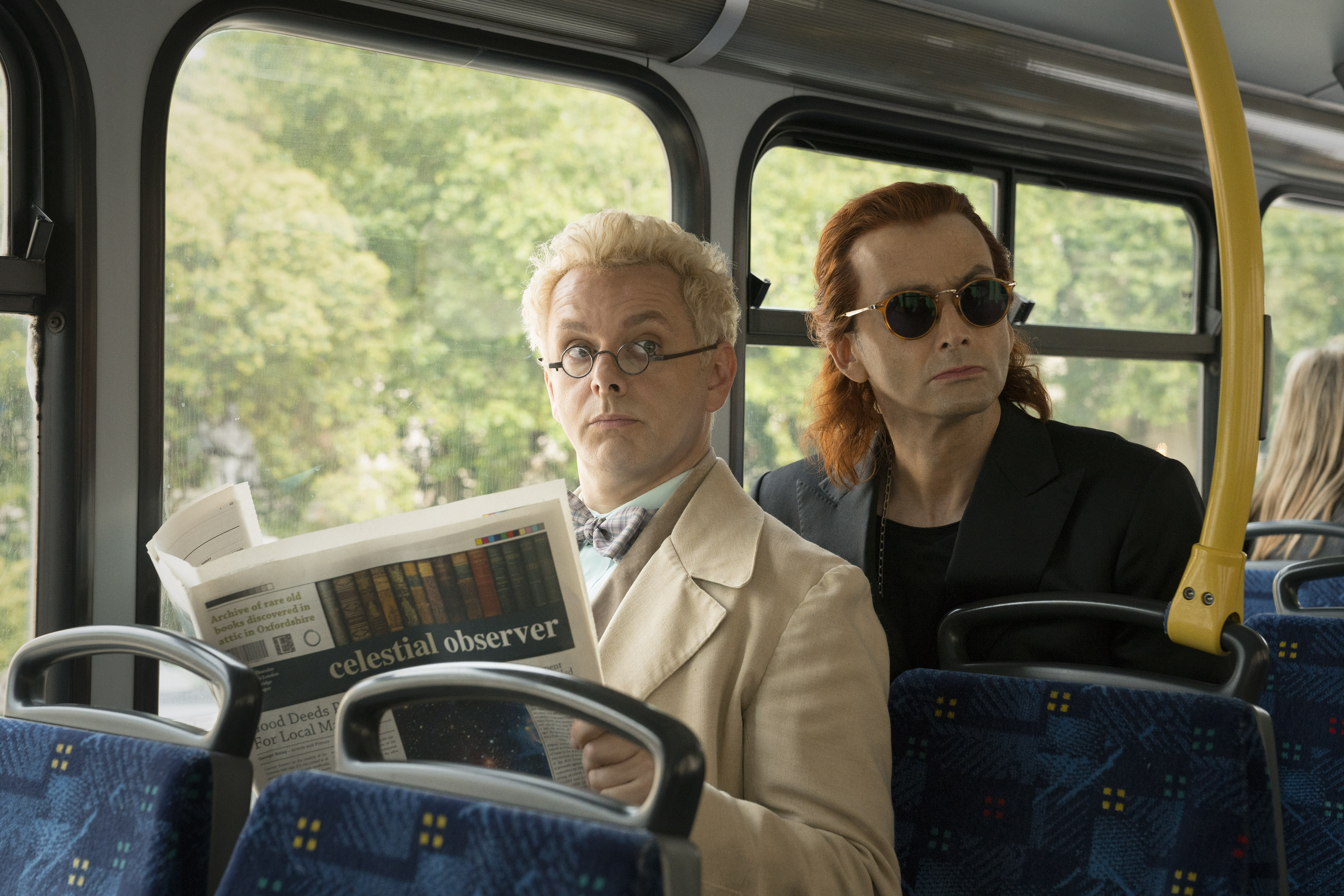 Good omens. Кроули благие знамения сериал. Дэвид Теннант благие знамения. Благие знамения сериал Азирафель. Благие знамения сериал 2.